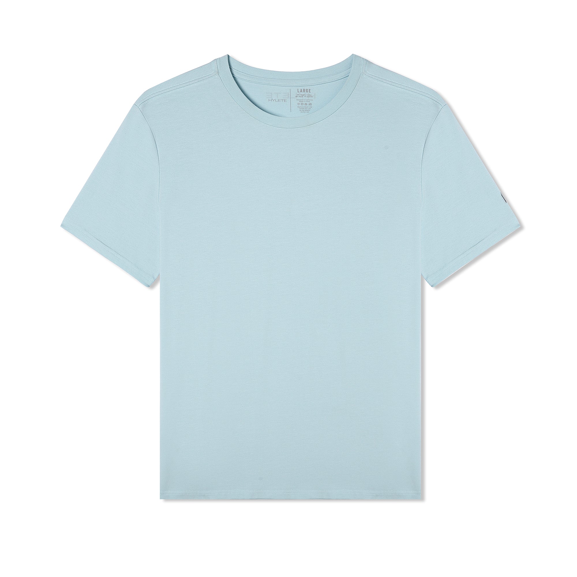 Minimalist HY-Blend Crew Tee Sky Blue